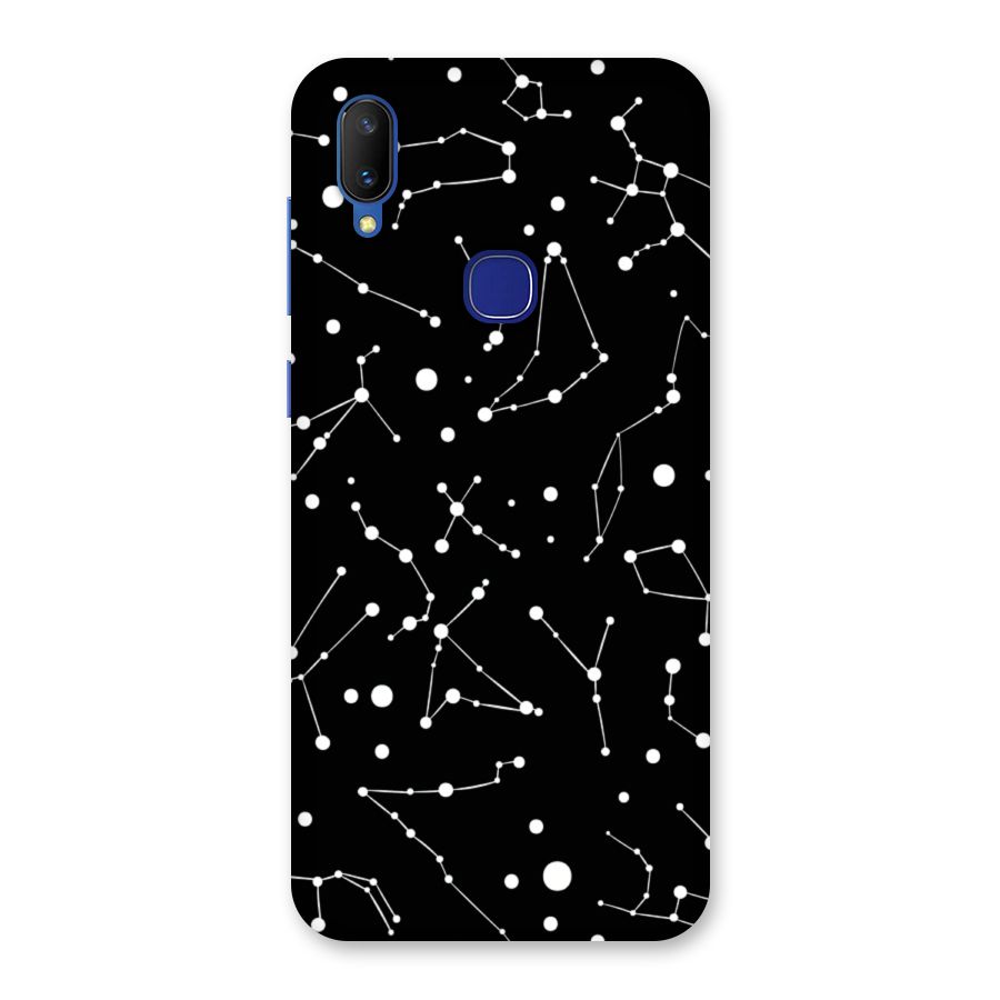 Black Constellation Pattern Back Case for Vivo V11