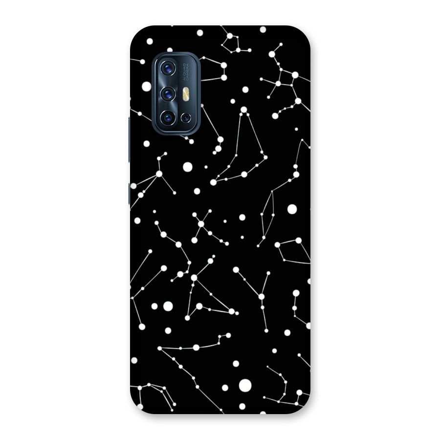 Black Constellation Pattern Back Case for Vivo V17