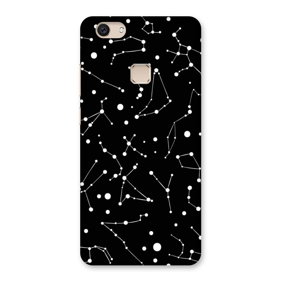 Black Constellation Pattern Back Case for Vivo V7