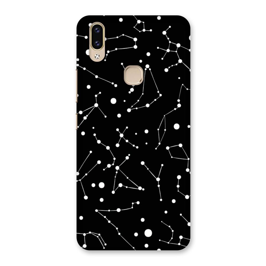 Black Constellation Pattern Back Case for Vivo V9 Youth
