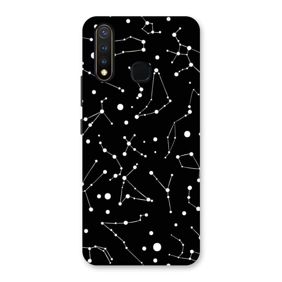 Black Constellation Pattern Back Case for Vivo Y19