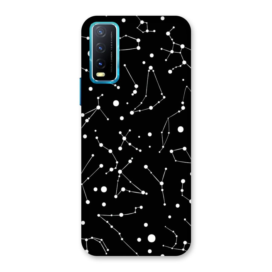Black Constellation Pattern Back Case for Vivo Y20