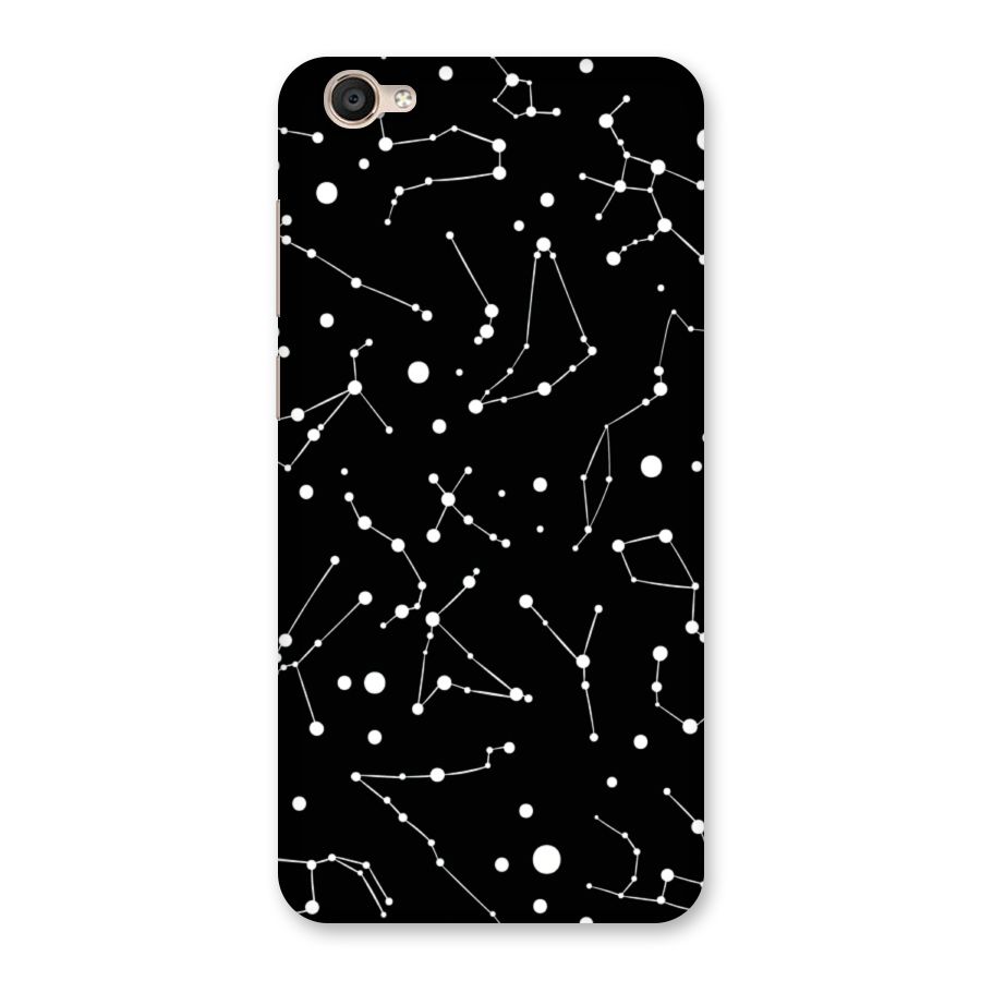 Black Constellation Pattern Back Case for Vivo Y55s
