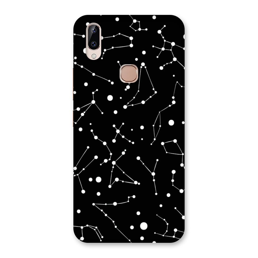 Black Constellation Pattern Back Case for Vivo Y83 Pro