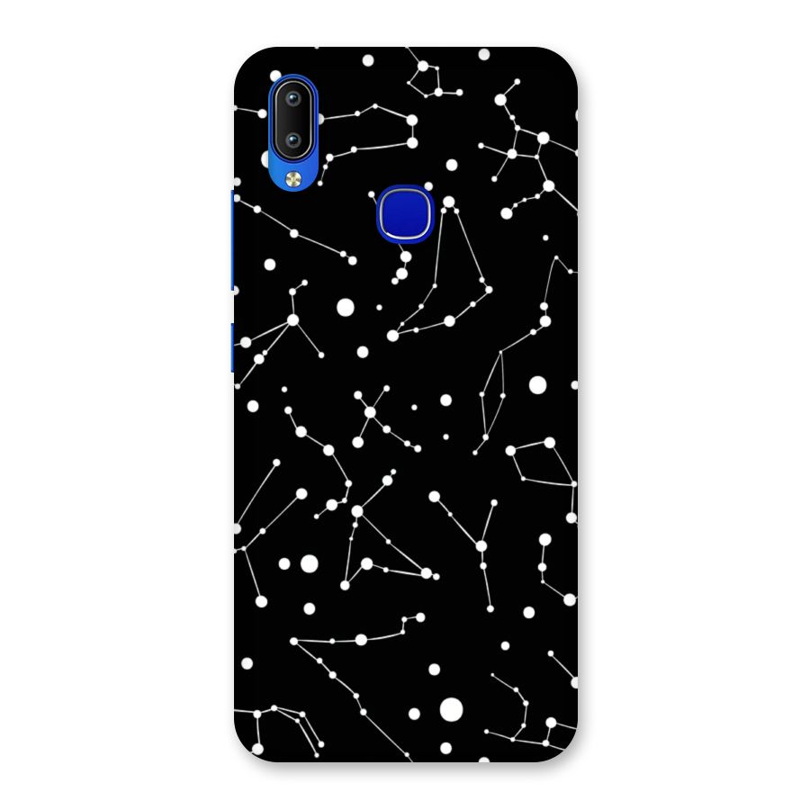 Black Constellation Pattern Back Case for Vivo Y91