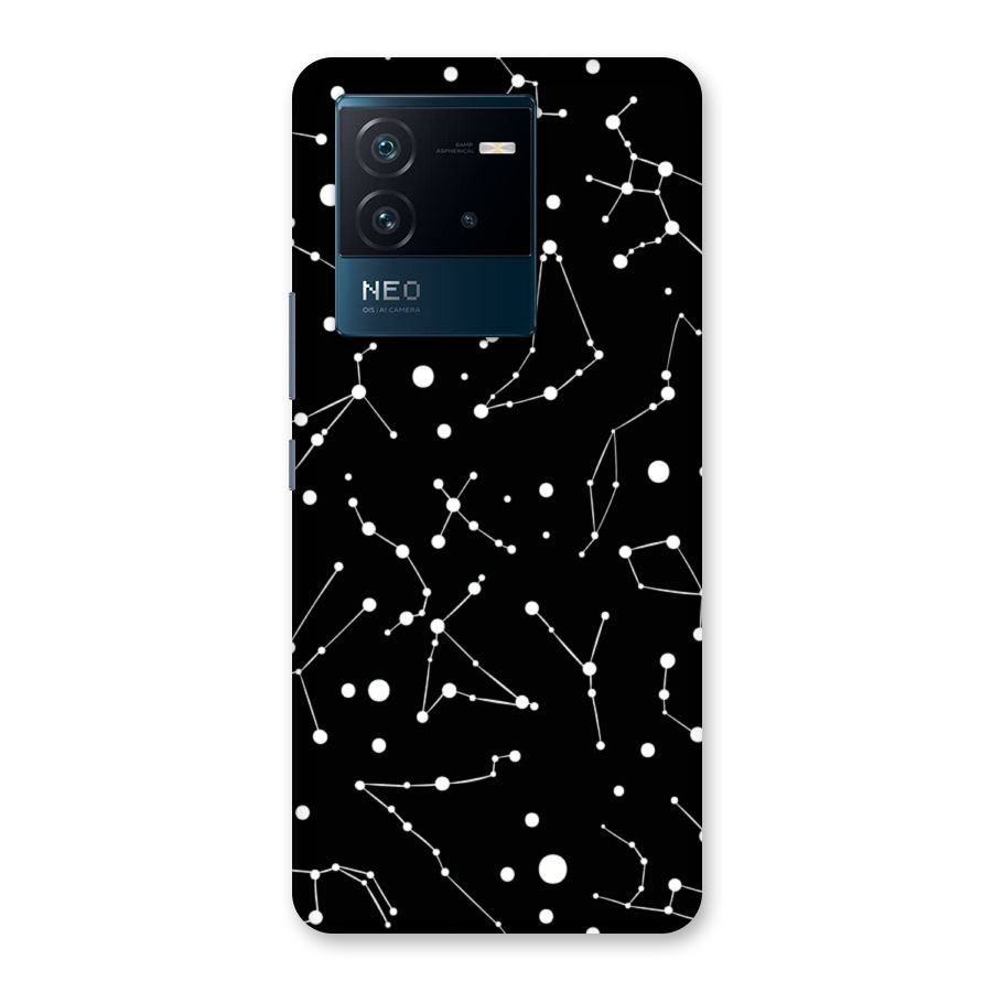 Black Constellation Pattern Back Case for Vivo iQOO Neo 6 5G