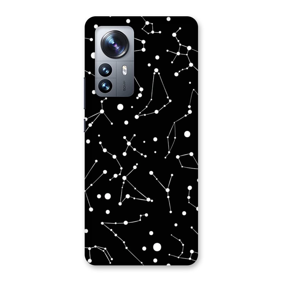 Black Constellation Pattern Back Case for Xiaomi 12 Pro