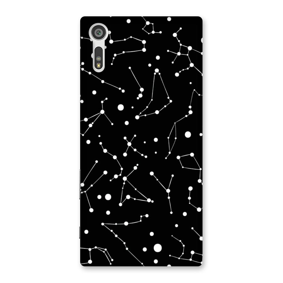 Black Constellation Pattern Back Case for Xperia XZ