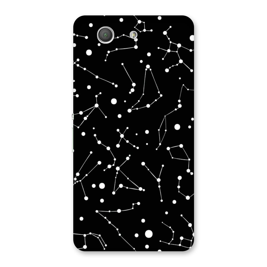 Black Constellation Pattern Back Case for Xperia Z3 Compact