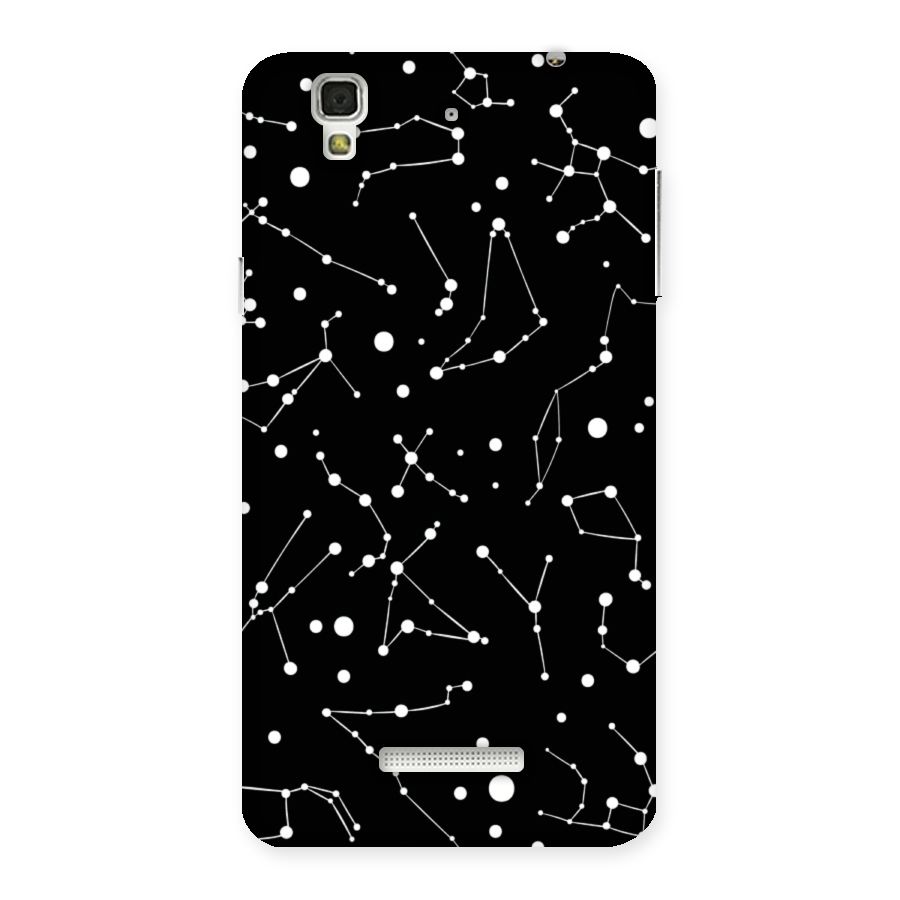 Black Constellation Pattern Back Case for YU Yureka Plus