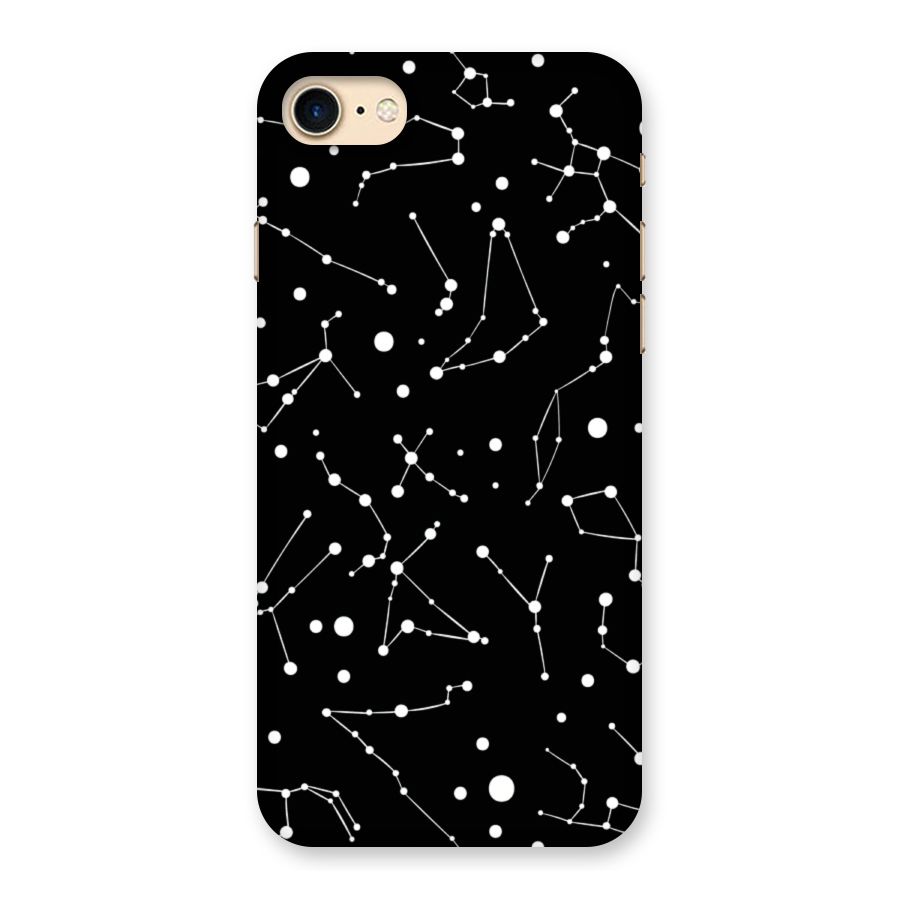 Black Constellation Pattern Back Case for iPhone 7