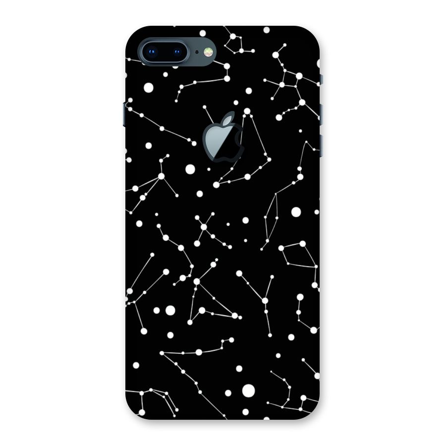 Black Constellation Pattern Back Case for iPhone 7 Plus Apple Cut