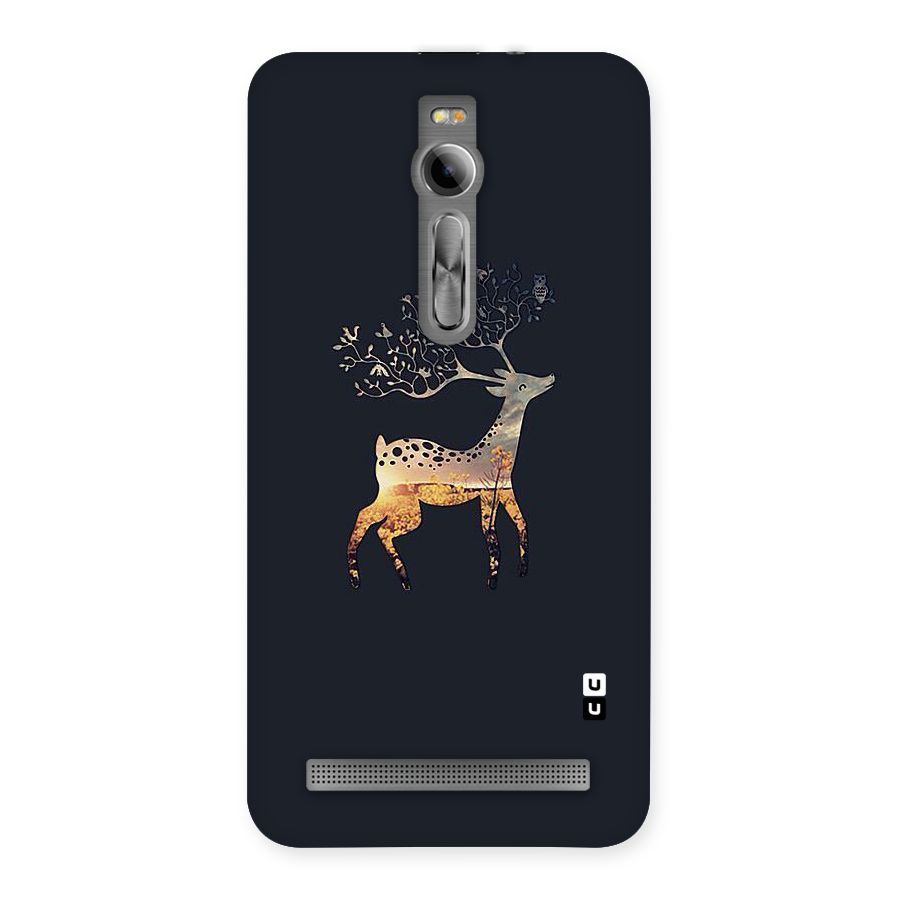 Black Deer Back Case for Asus Zenfone 2