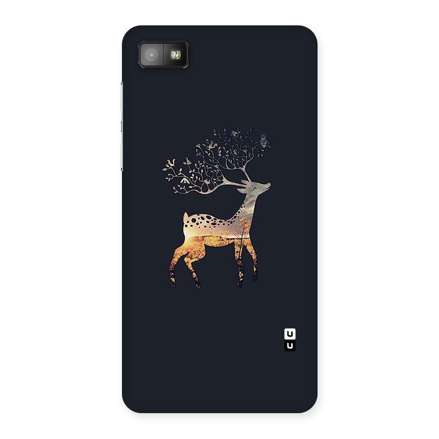 Black Deer Back Case for Blackberry Z10