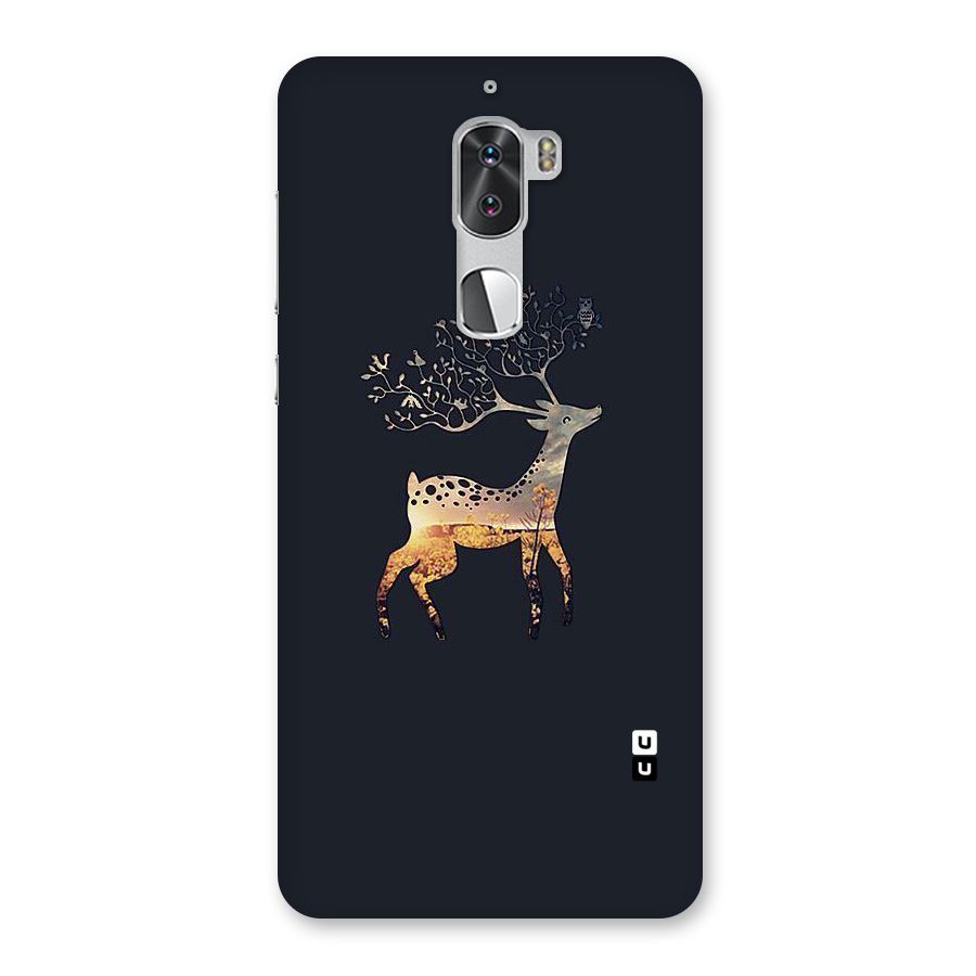 Black Deer Back Case for Coolpad Cool 1
