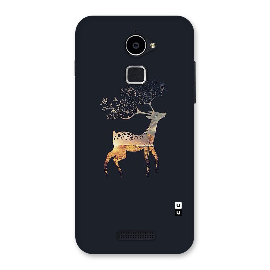 Black Deer Back Case for Coolpad Note 3 Lite