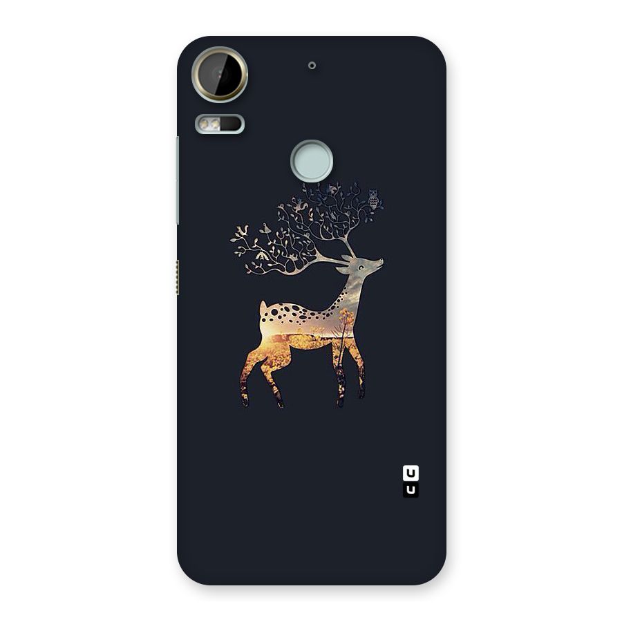 Black Deer Back Case for Desire 10 Pro
