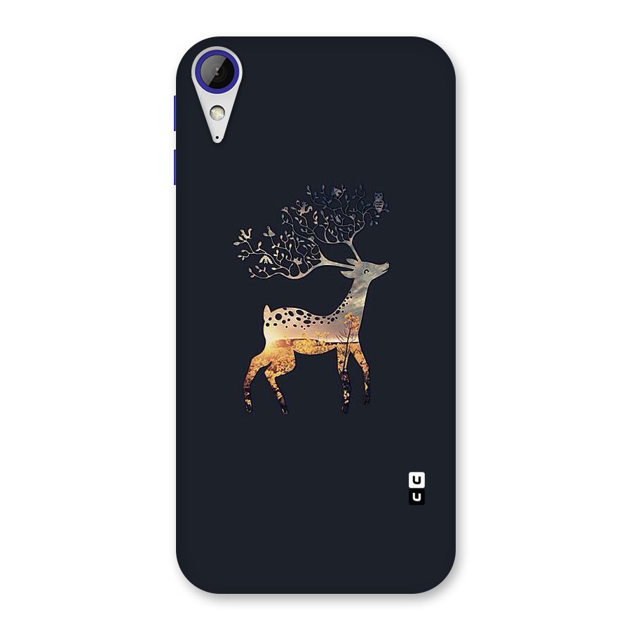 Black Deer Back Case for Desire 830