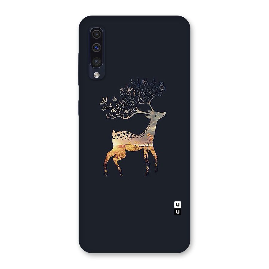 Black Deer Back Case for Galaxy A50