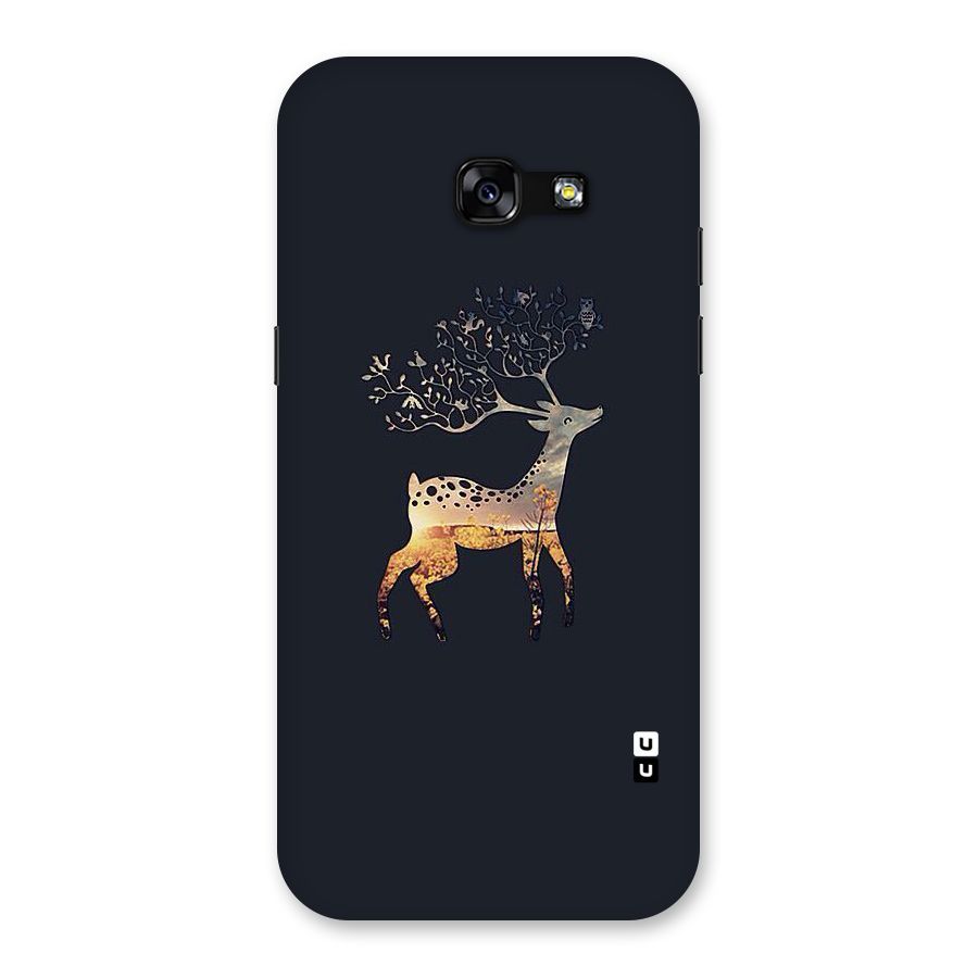 Black Deer Back Case for Galaxy A5 2017