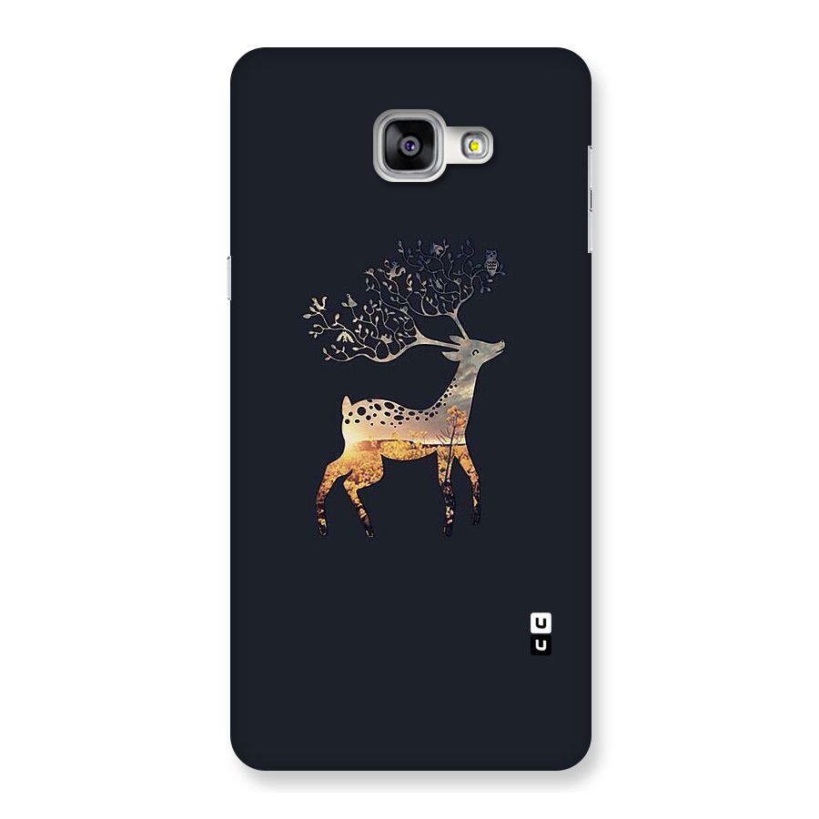 Black Deer Back Case for Galaxy A9