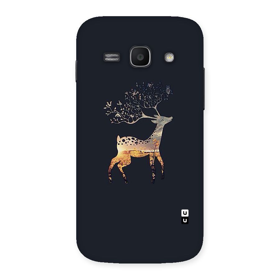 Black Deer Back Case for Galaxy Ace 3