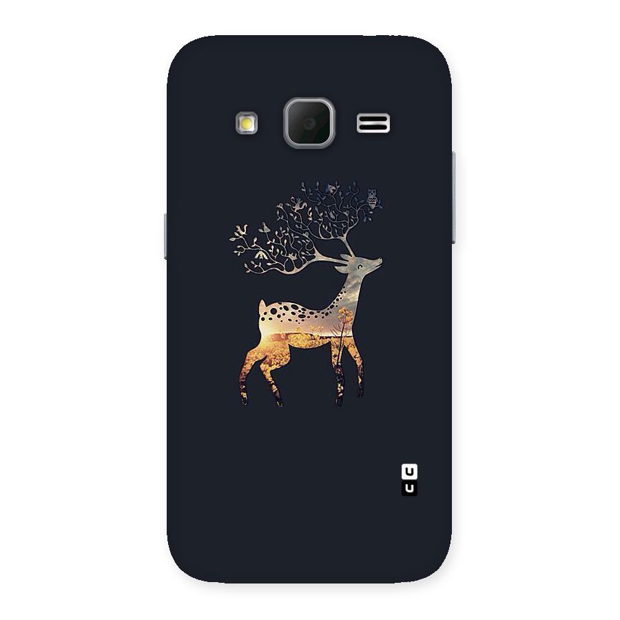 Black Deer Back Case for Galaxy Core Prime