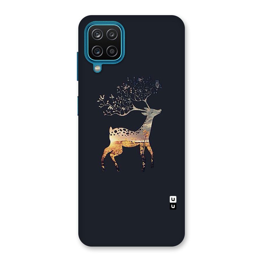 Black Deer Back Case for Galaxy F12