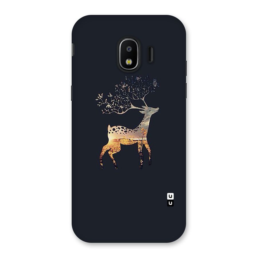 Black Deer Back Case for Galaxy J2 Pro 2018