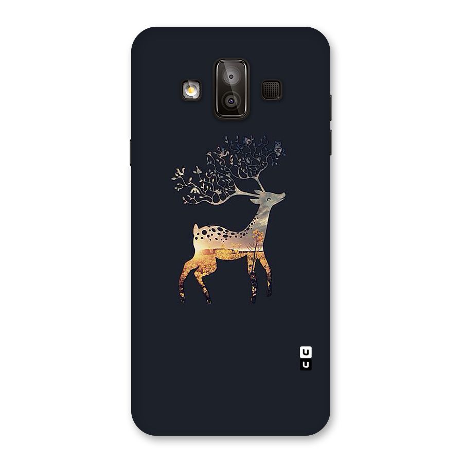 Black Deer Back Case for Galaxy J7 Duo