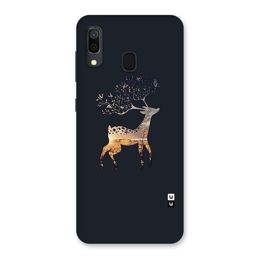 Black Deer Back Case for Galaxy M10s