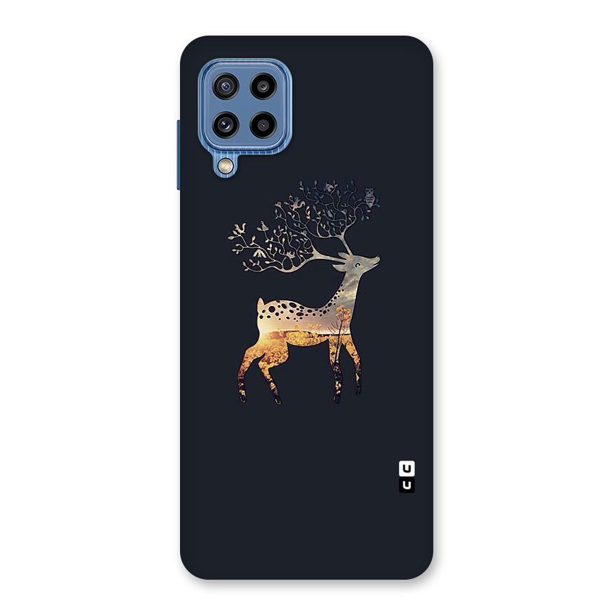 Black Deer Back Case for Galaxy M32