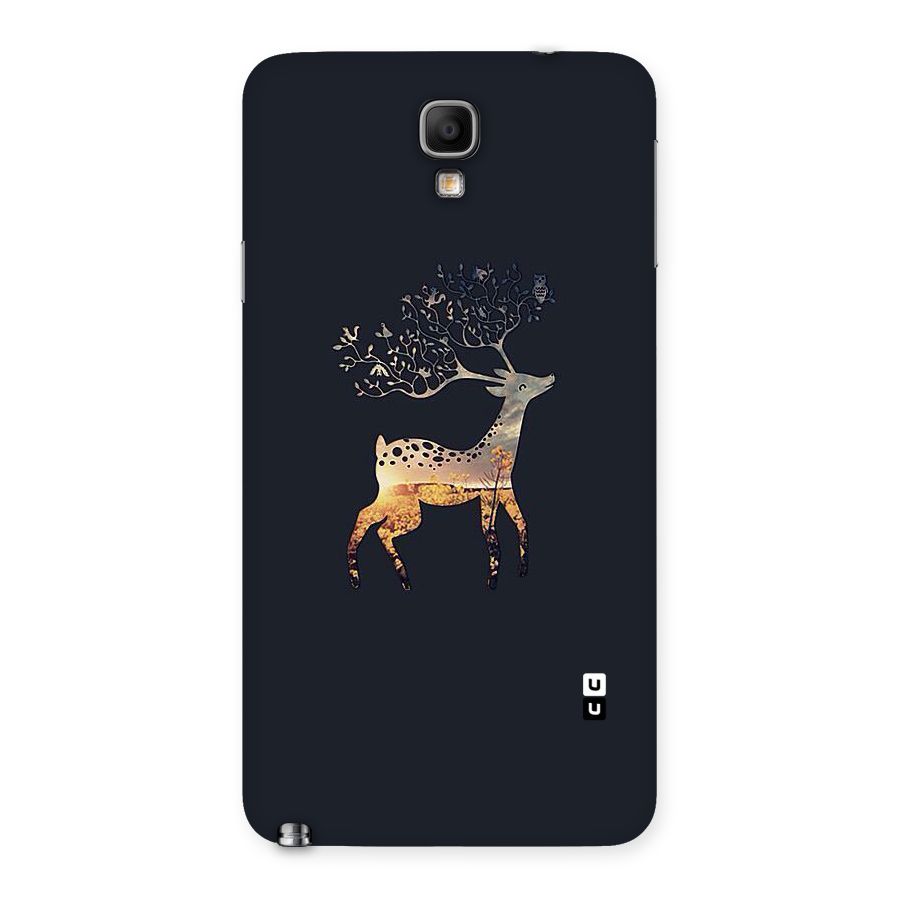 Black Deer Back Case for Galaxy Note 3 Neo