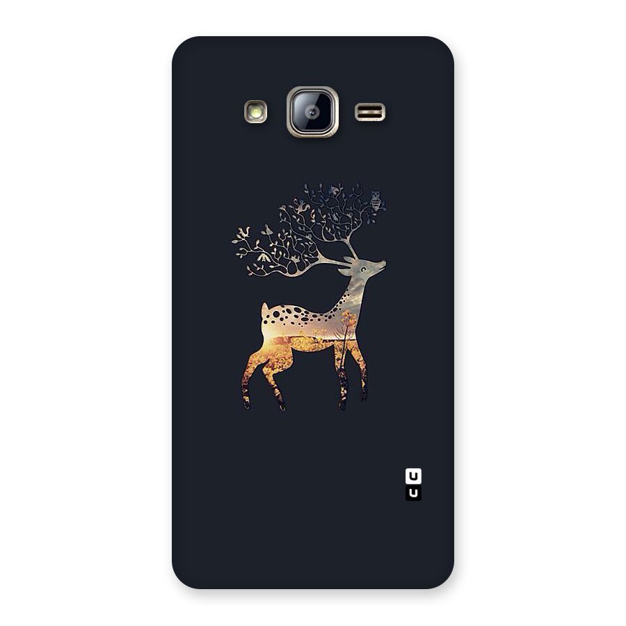 Black Deer Back Case for Galaxy On5