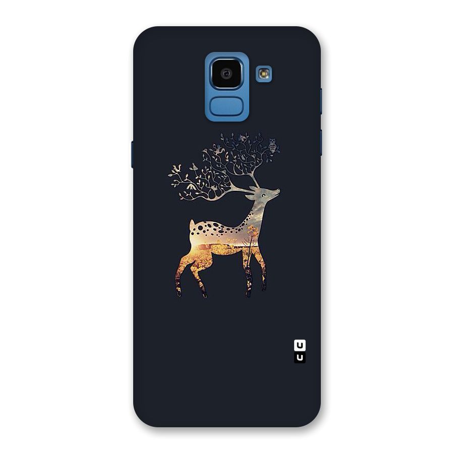 Black Deer Back Case for Galaxy On6