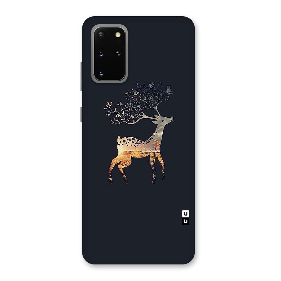 Black Deer Back Case for Galaxy S20 Plus