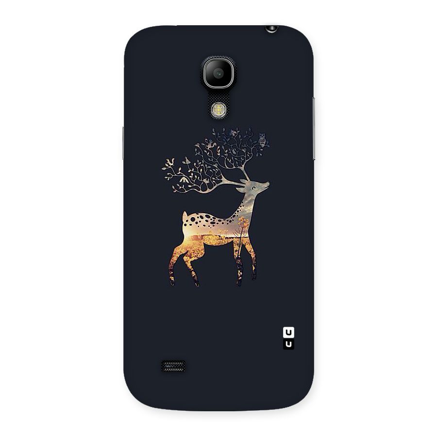 Black Deer Back Case for Galaxy S4 Mini