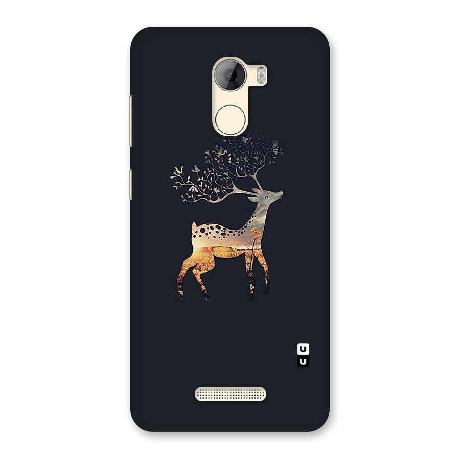 Black Deer Back Case for Gionee A1 LIte