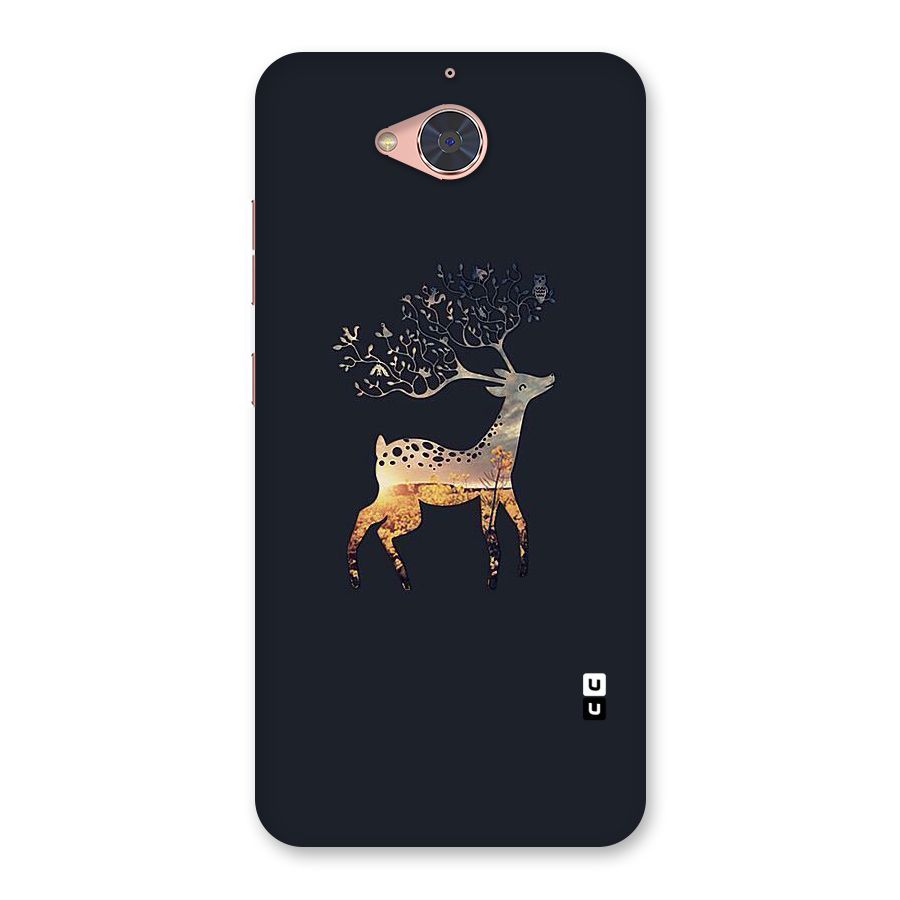 Black Deer Back Case for Gionee S6 Pro