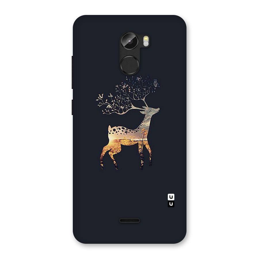 Black Deer Back Case for Gionee X1