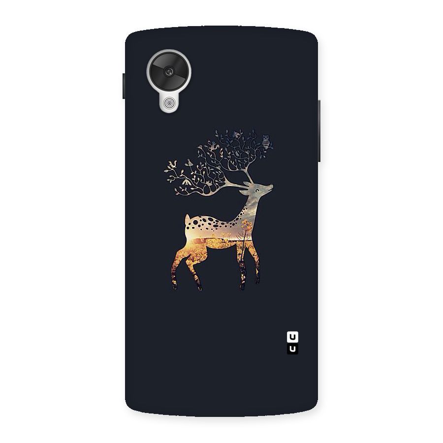 Black Deer Back Case for Google Nexsus 5