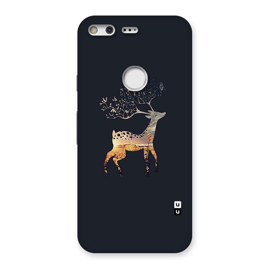 Black Deer Back Case for Google Pixel