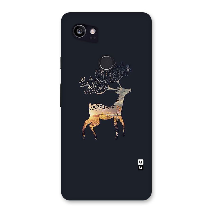 Black Deer Back Case for Google Pixel 2 XL