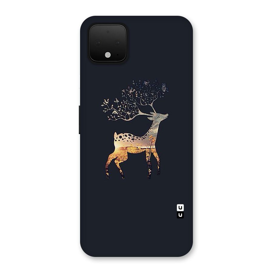 Black Deer Back Case for Google Pixel 4 XL