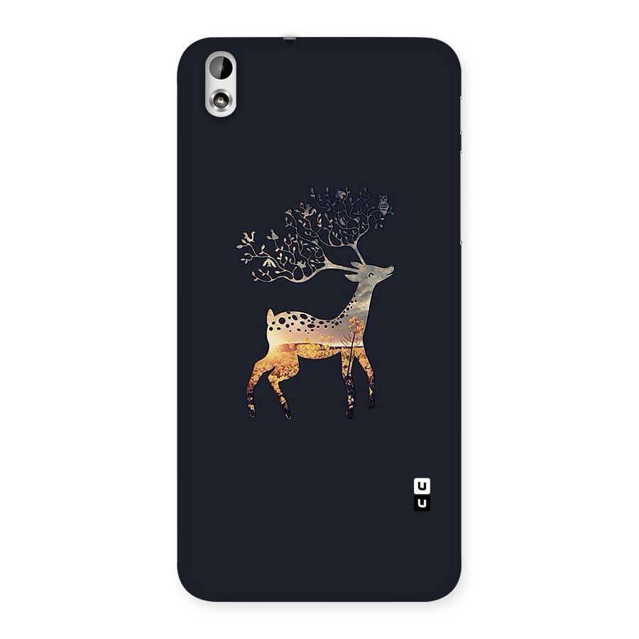 Black Deer Back Case for HTC Desire 816g