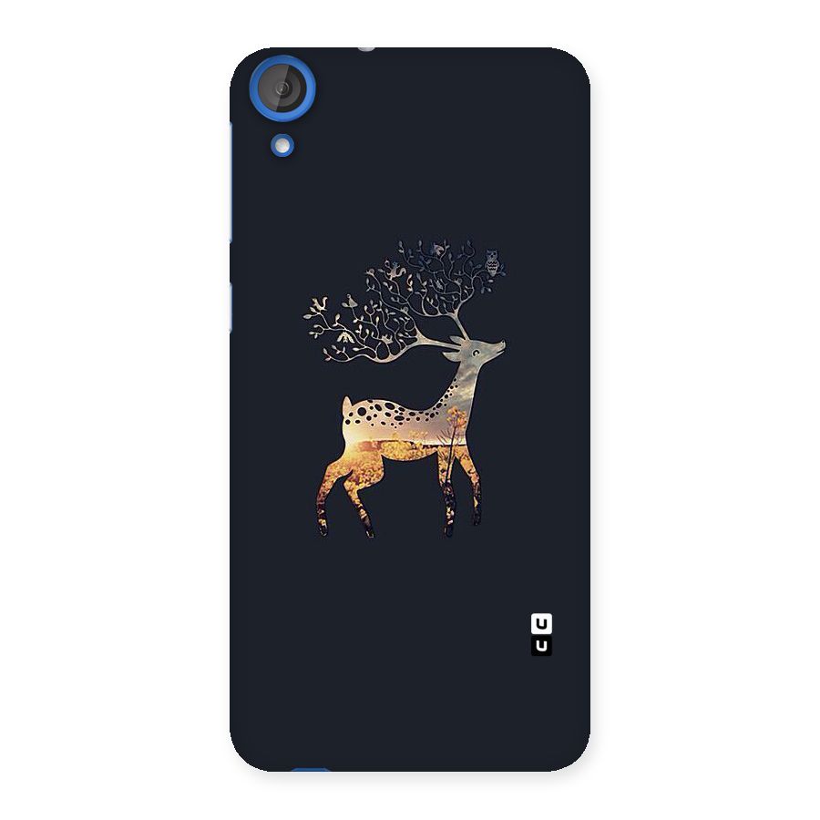 Black Deer Back Case for HTC Desire 820