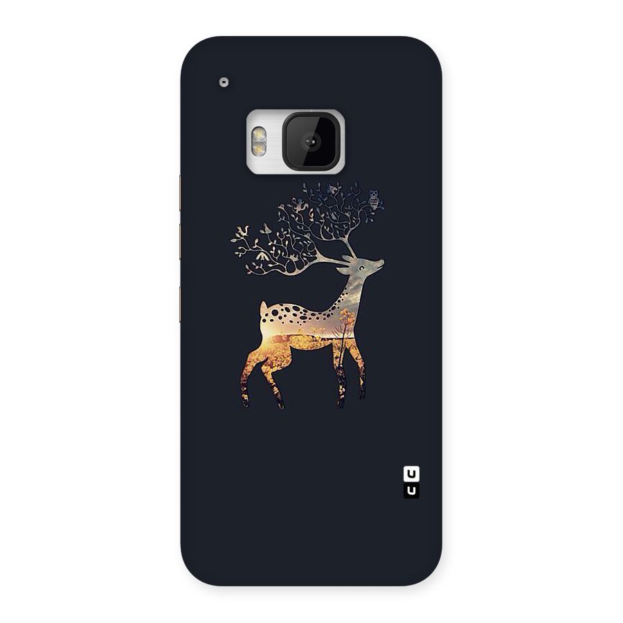 Black Deer Back Case for HTC One M9