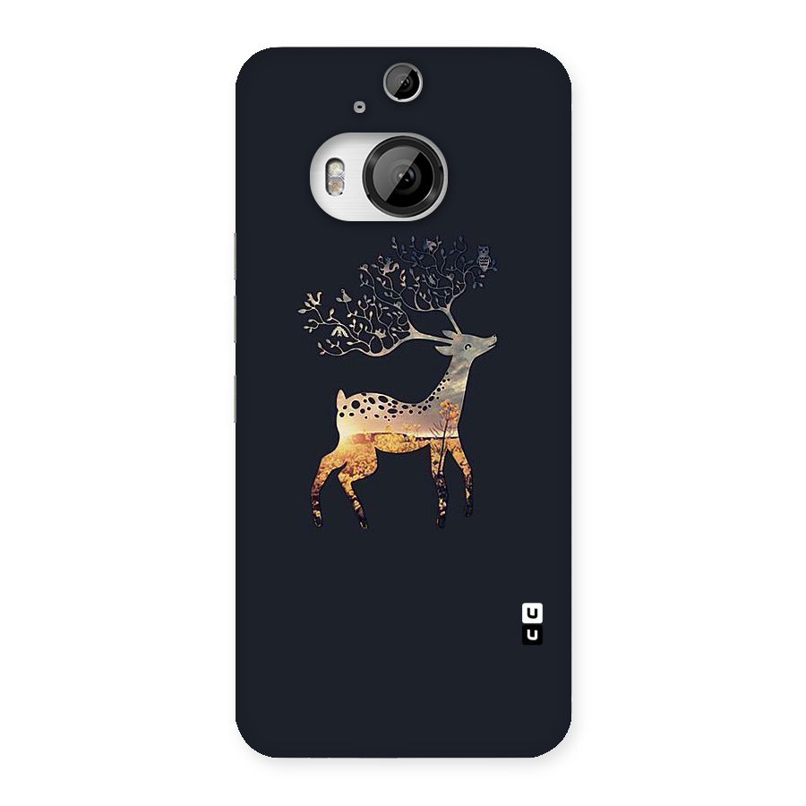 Black Deer Back Case for HTC One M9 Plus