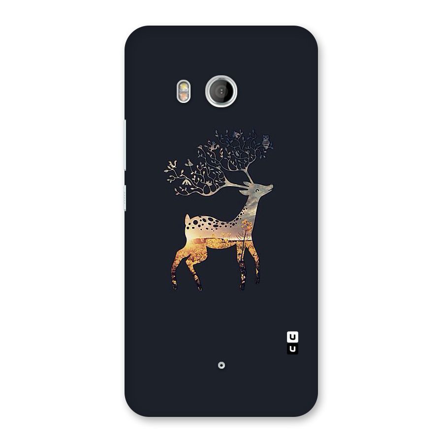Black Deer Back Case for HTC U11