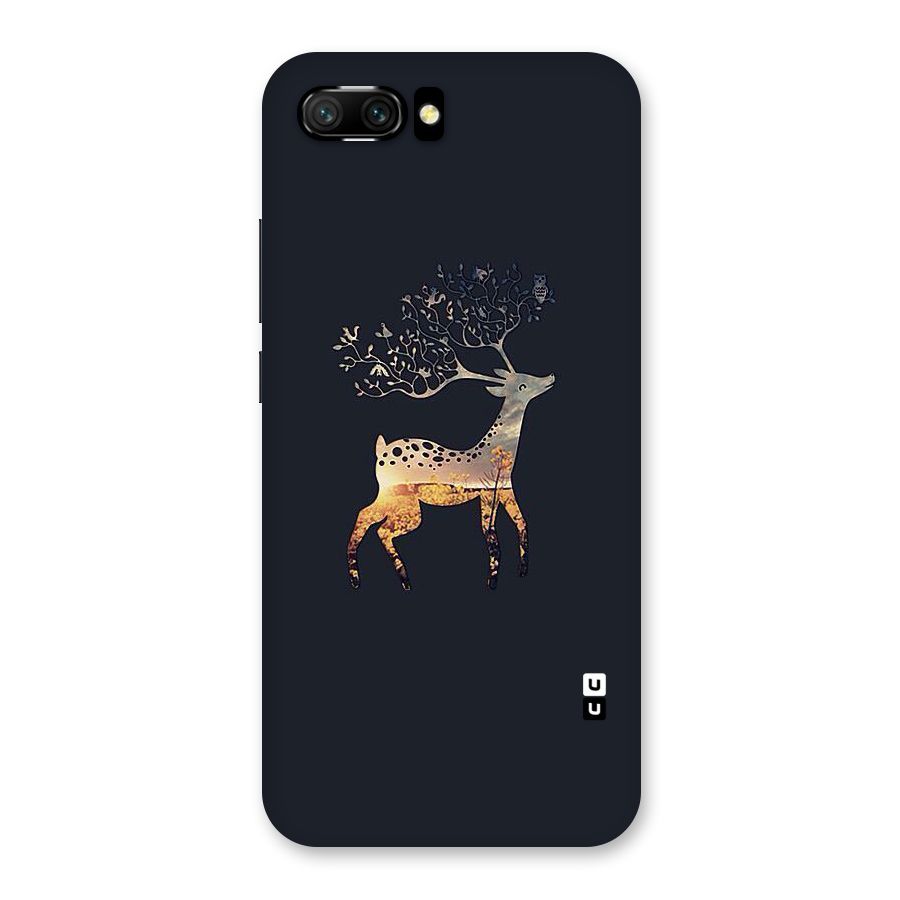 Black Deer Back Case for Honor 10